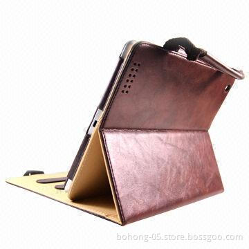 Case for iPad, Made of PU, File-inclusive Holster, Various Colors Available